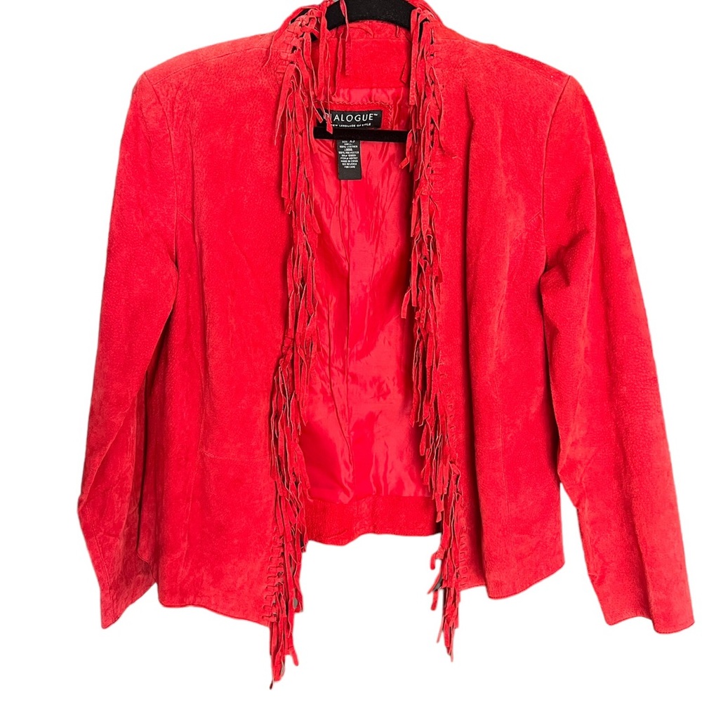 100% Leather XS Fringe Jacket